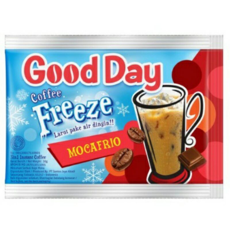 

♥️Krieger♥️ Good Day Freeze Mocafrio sachet 30gr All variant