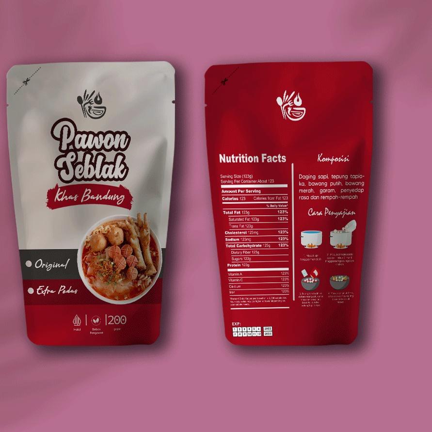 

☪ Livy Packaging - Standing Pouch Cetak Full Printing Kemasan Snack Makanan Ukuran 16x24cm ラ