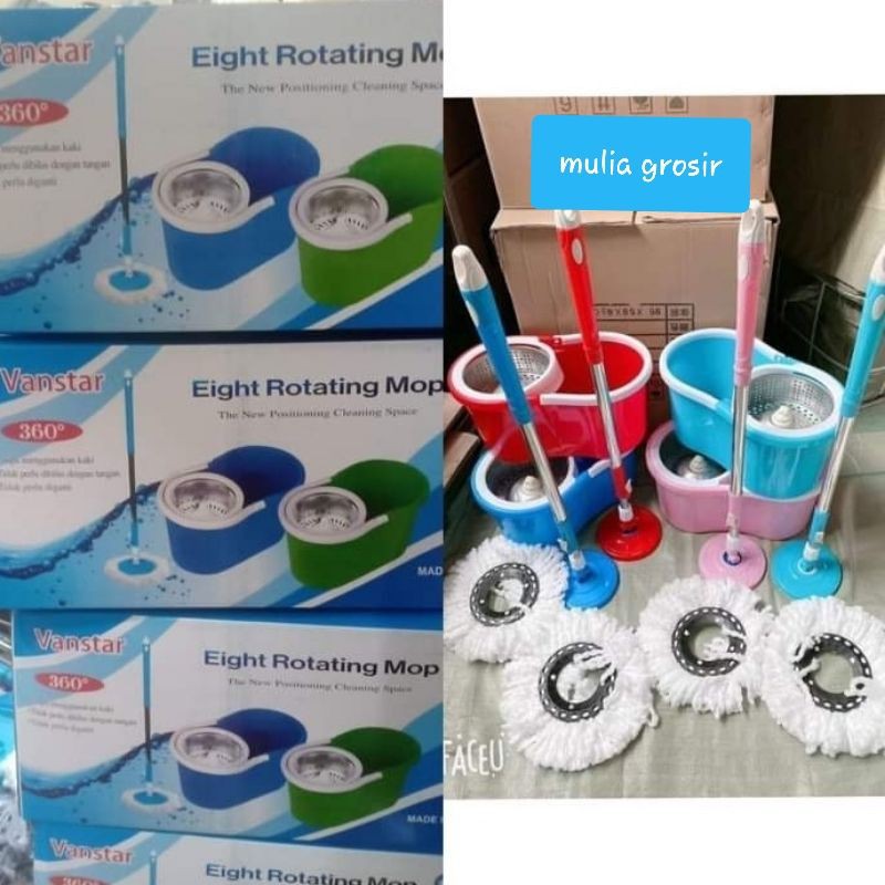 Spin Mop Stainless / Magic Mop Stainless / Pel Puter