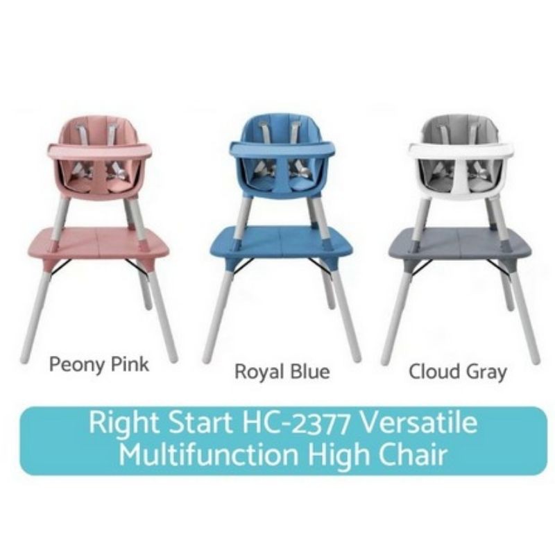 Kursi Bayi Kursi Makan Anak Bayi High Chair / Baby Chair Right Start Multiswitch Multi Switch HC 2377 Versatile