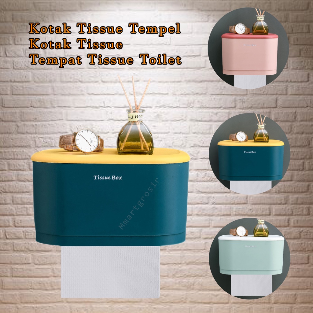 Kotak tissue / Tempat tissue / kotak tissue multifungsi/ Tempel / Kotak Tisu dinding