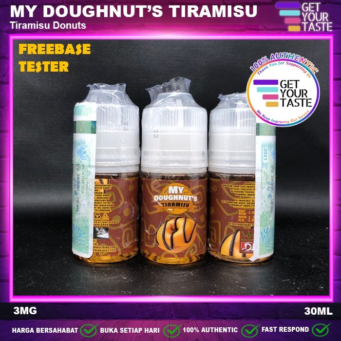 MY DOUGHNUTS TIRAMISU 30ML TESTER AUTHENTIC LIQUID