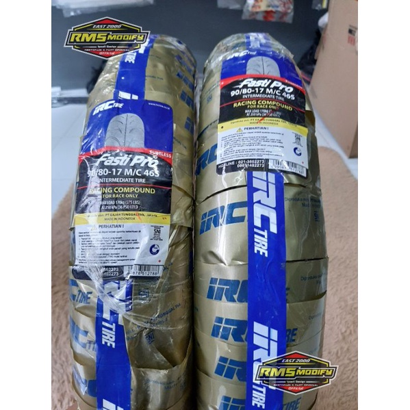 BAN IRC Fasti pro soft compound ban tubless compound 90/80-17