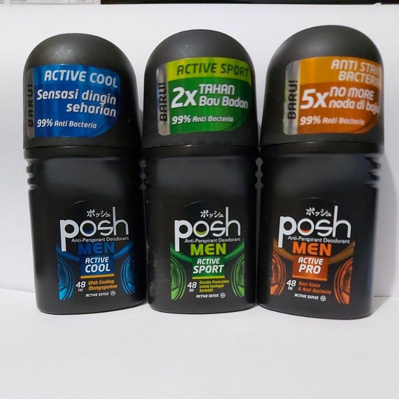 Posh Men Deodorant Roll On 50ml