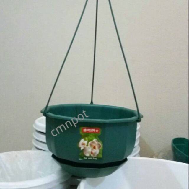  Pot  Bunga  Gantung  LS Gardenia no 8 Shopee  Indonesia