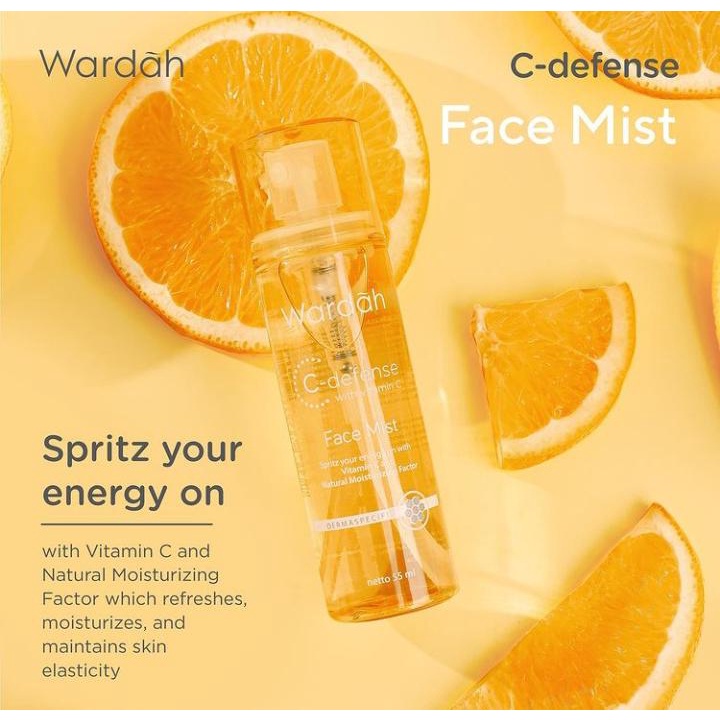 ✿ELYSABETHME✿ 🅆 🄰 🅁 🄳 🄰 🄷 Wardah C Defense Series | Creamy wash Moisturizer Face mist Serum Dd cream whip