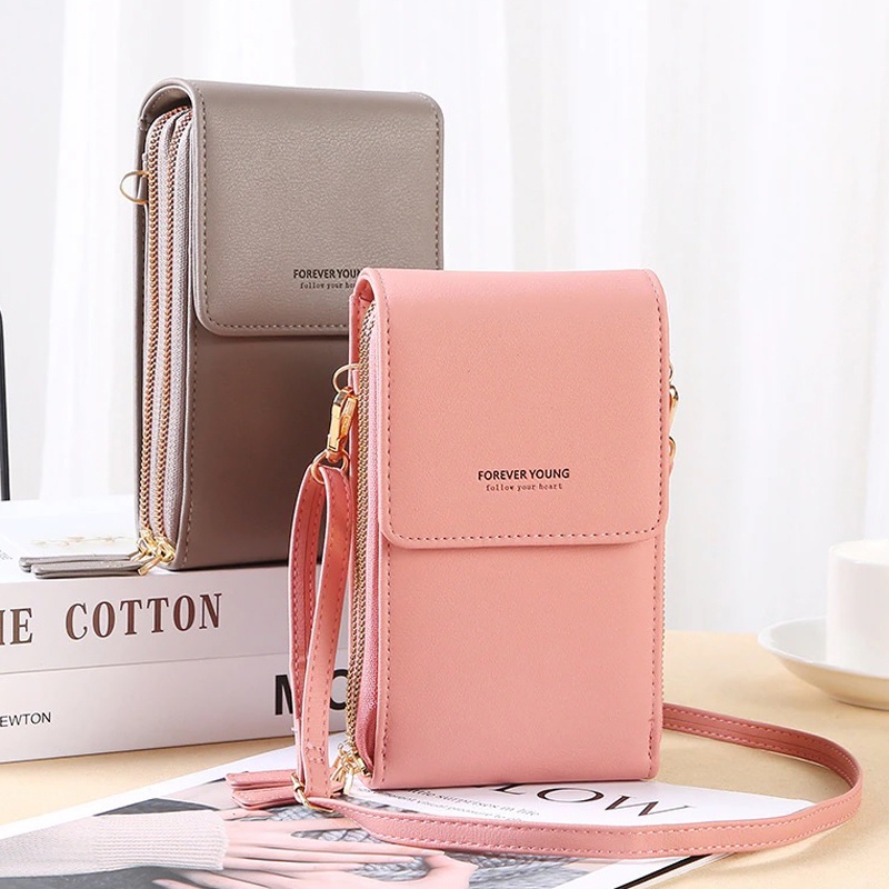 Tas Selempang Untuk Hp Dan Dompet Wanita Model Import Korea Kecil Murah Kekinian