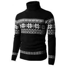 Sweater Rajut Long Neck Blacky Tribal | Sweater Rajut Pria Turleneck Tribal 7 Get Premium