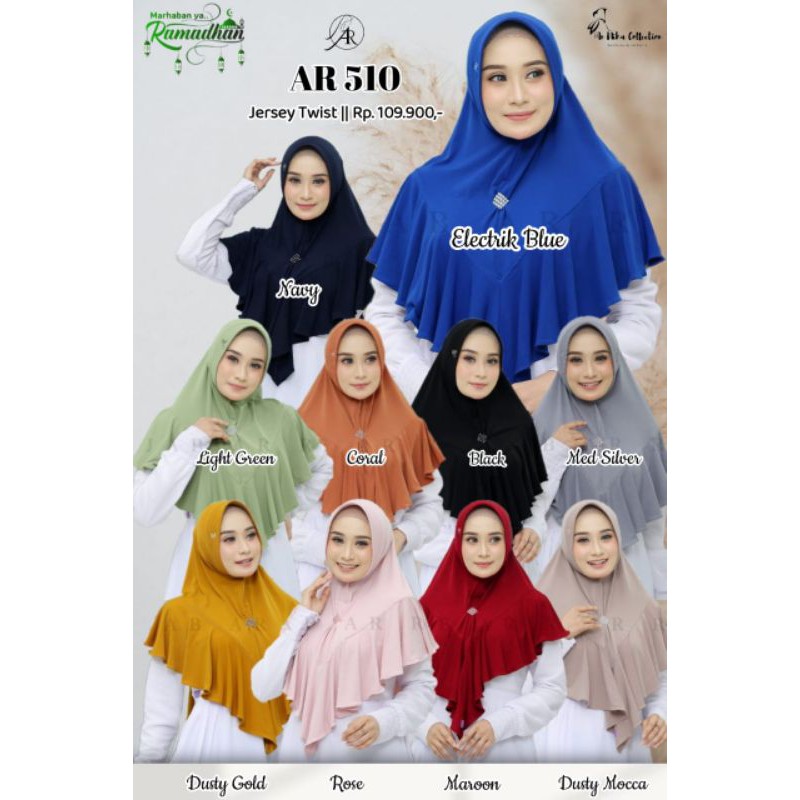AR 510 hijab instan Arrafi cantik