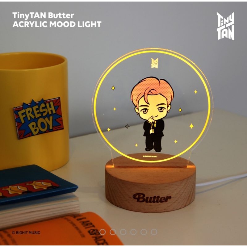 OFFICIAL BTS TINYTAN BUTTER Ver. ACRYLIC MOOD LAMP