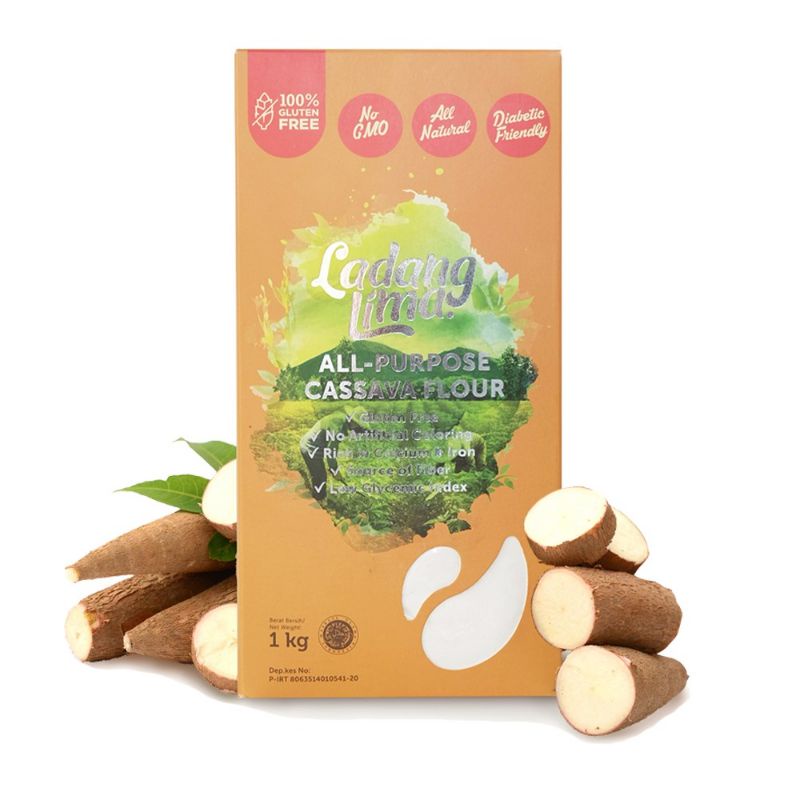 

LADANG LIMA ALL-PURPOSE CASSAVA FLOUR 1KG