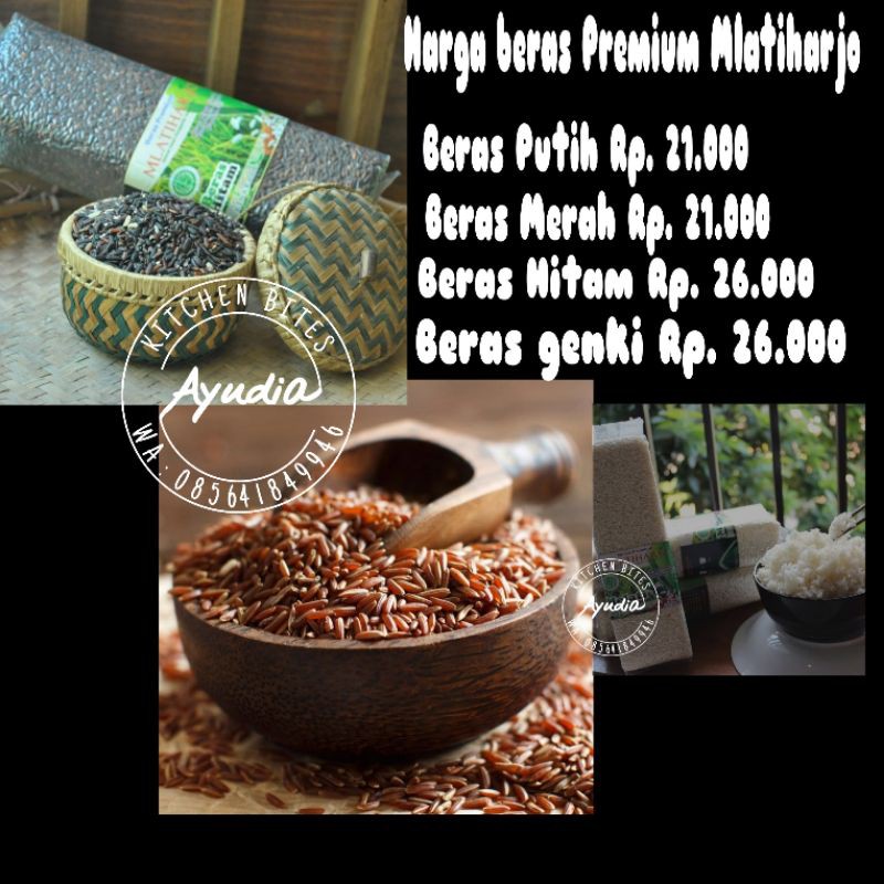 

BERAS AYU MLATIHARJO ORGANIK SEHAT MURAH