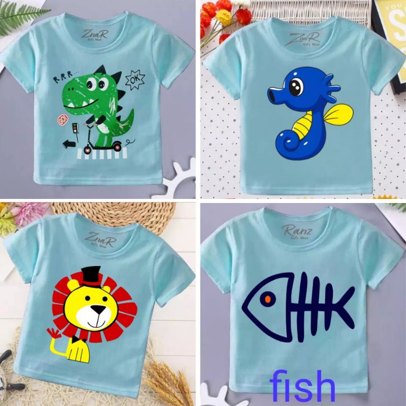 Baju bayi atasan kaos bayi usia 3-9 bulan-2