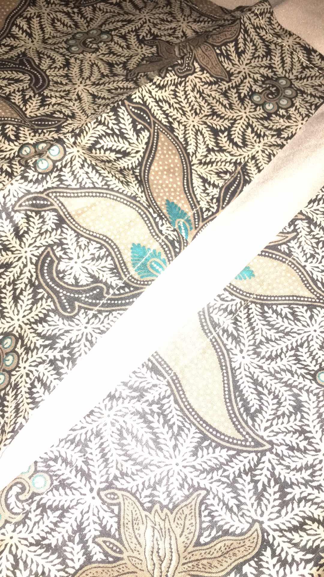 Tey-17 Batik Wanita Asj Sa Hrb026 Kenongo Kemeja Tosca Pendek