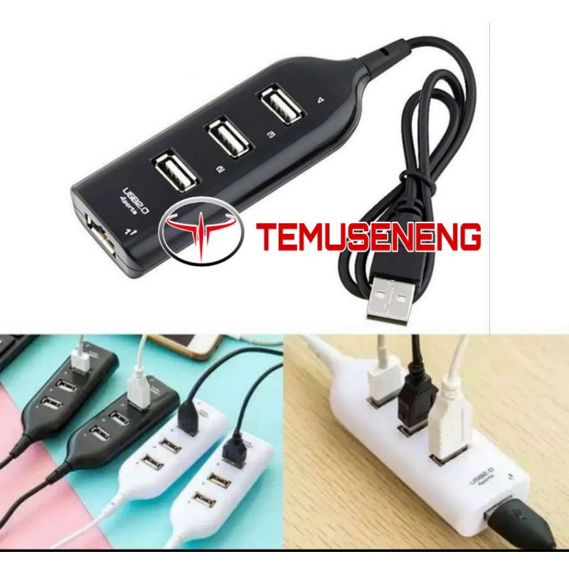 Usb Hub 4In1 4 Port 4Port Colokan Flashdisk Mouse Laptop Komputer Kabel Usb 4 Port Lubang