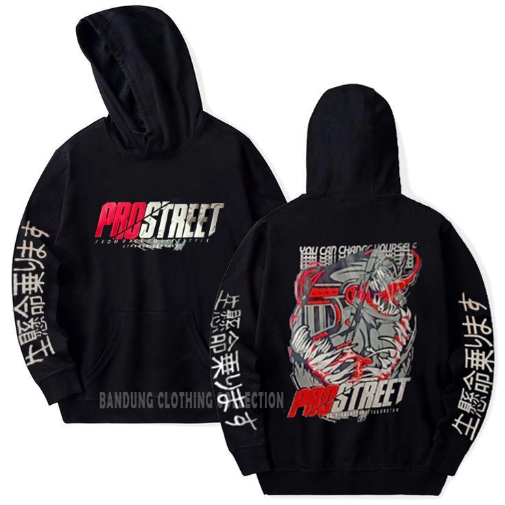 SWEATER HOODIE PRIA PROSTREET HITAM / HOODIE RACING RIDERS DISTRO PREMIUM QUALITY SIZE M L XL XXL / HOODIE SUNMORI PRIA WANITA