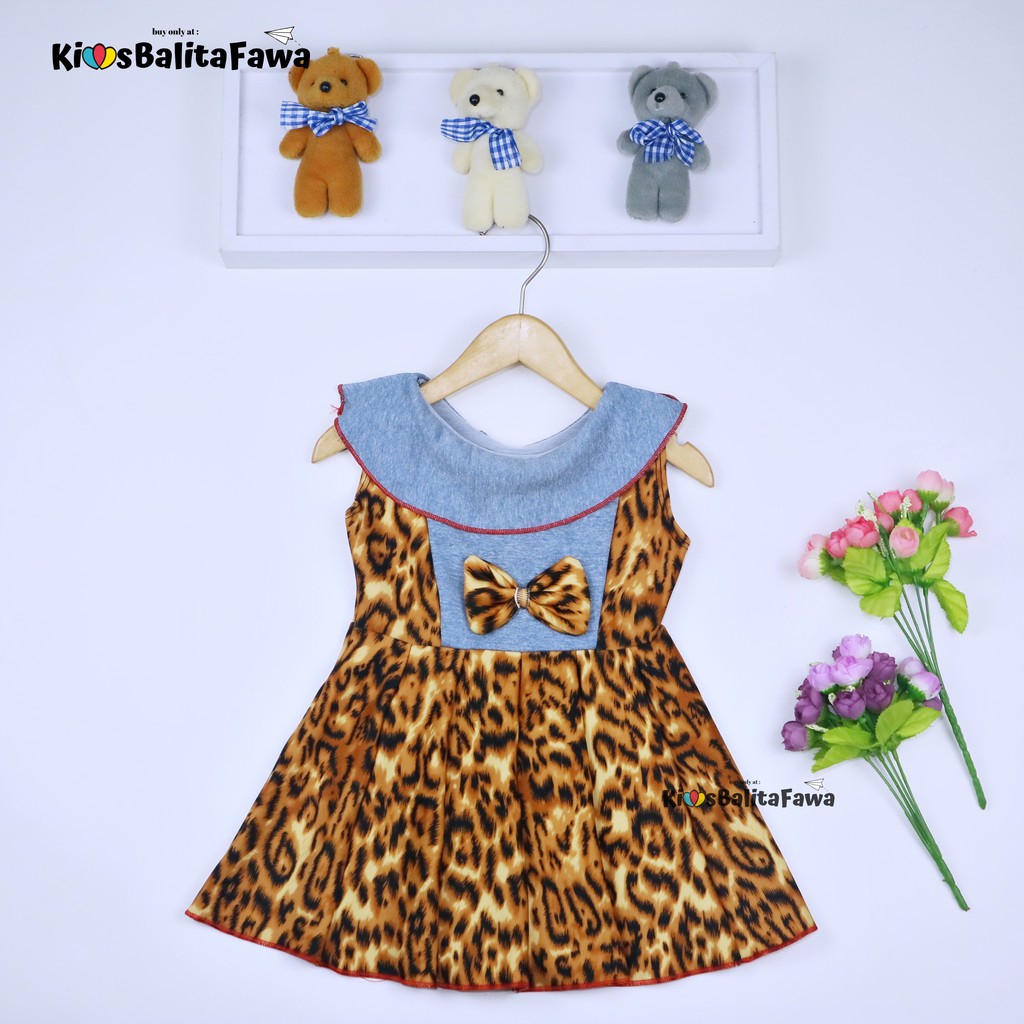 Dress Sheril uk Bayi 0-18 Bulan / Dres Yukensi Baby Pakaian Anak Perempuan Murah Baju Gaun