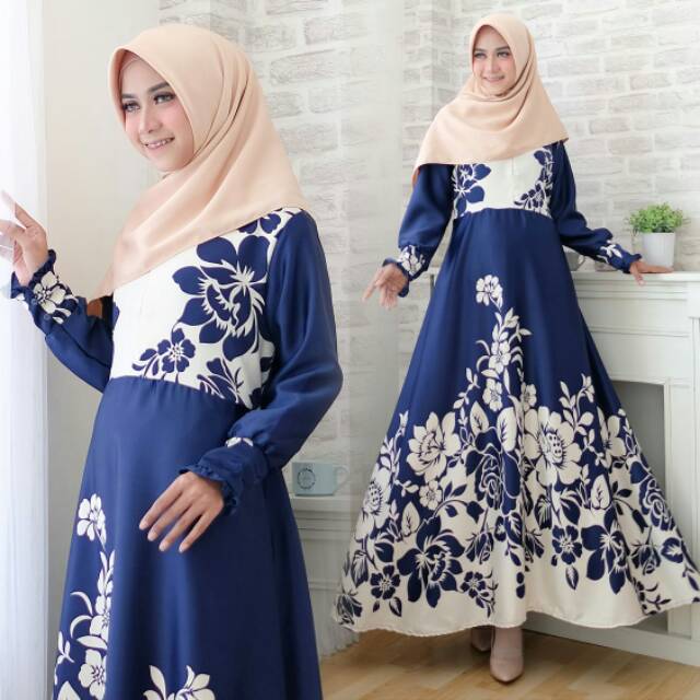 Baju gamis HILDA maxidress [ REAL PIC ]