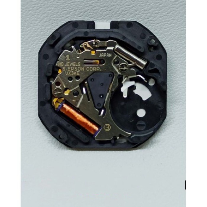 Movement Original Mesin jam tangan Sunon VX3K VX3KE 2 JARUM ORIGINAL ORI