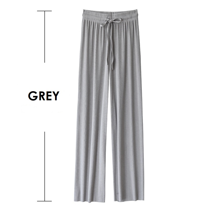 KULOT BEST SELLER / KULOT HIGHWAIST WIDE LEG PANTS / CELANA KULOT WANITA / CELANA KULOT IMPOR / CELANA PANJANG LEBAR-Grey