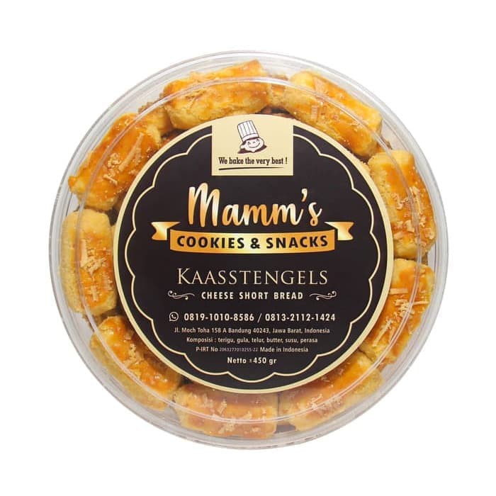 

Kastengel Cheese Short Bread 450grKue Kering ToplesCemilanSnack