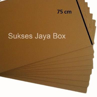 

● (ISI 10PC) KARDUS KARTON LEMBARAN 85x75 SINGLE WALLCORRUGATED SHEET POLOS BARU ✪