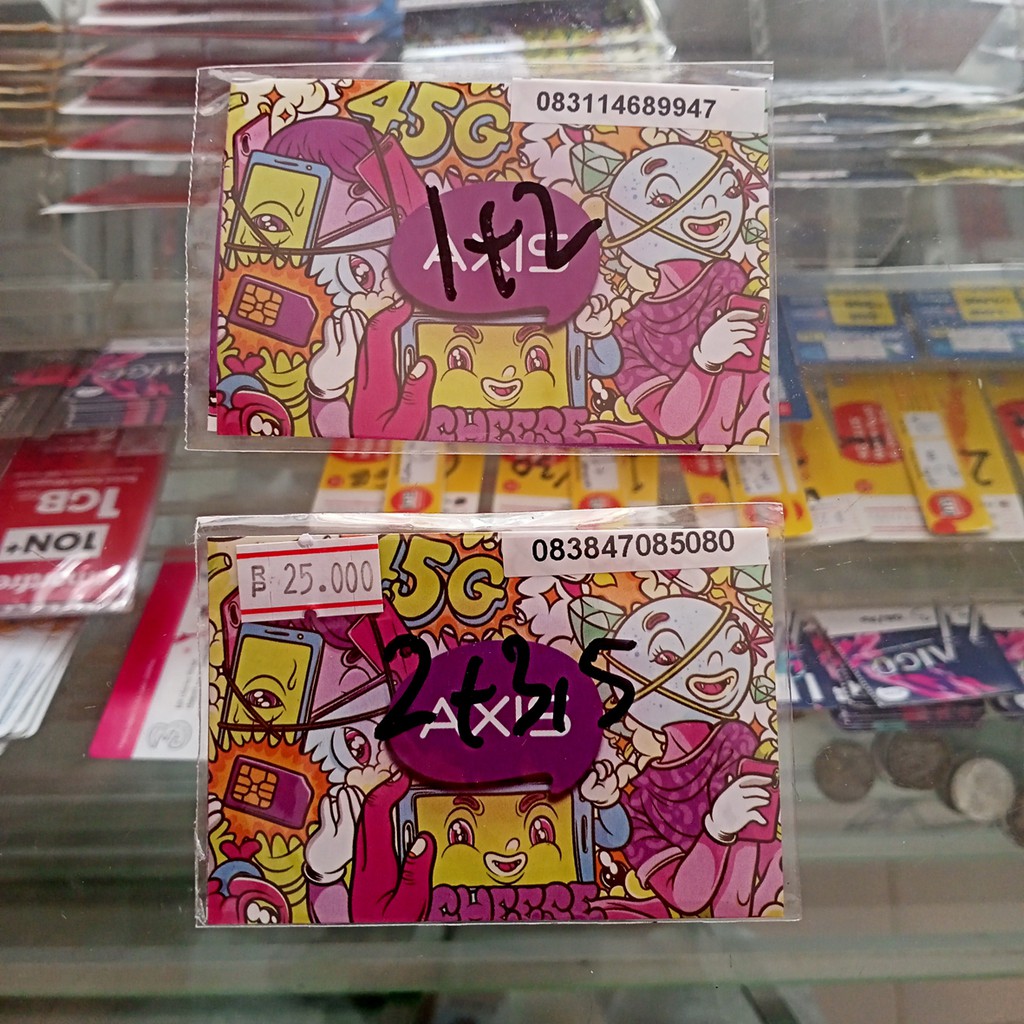 Kartu Perdana Data Axis 1 Gb / 2 Gb - Jember