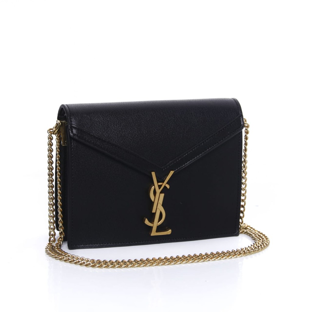 Batam Tas Branded Tas YSL Cassandra Monogram Clasp HITAM Seprem 1663