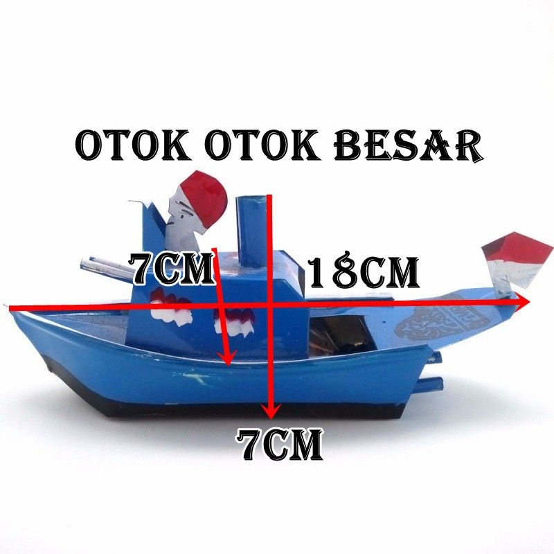 perahu otok-otok / kapal otok-otok / mainan anak-anak