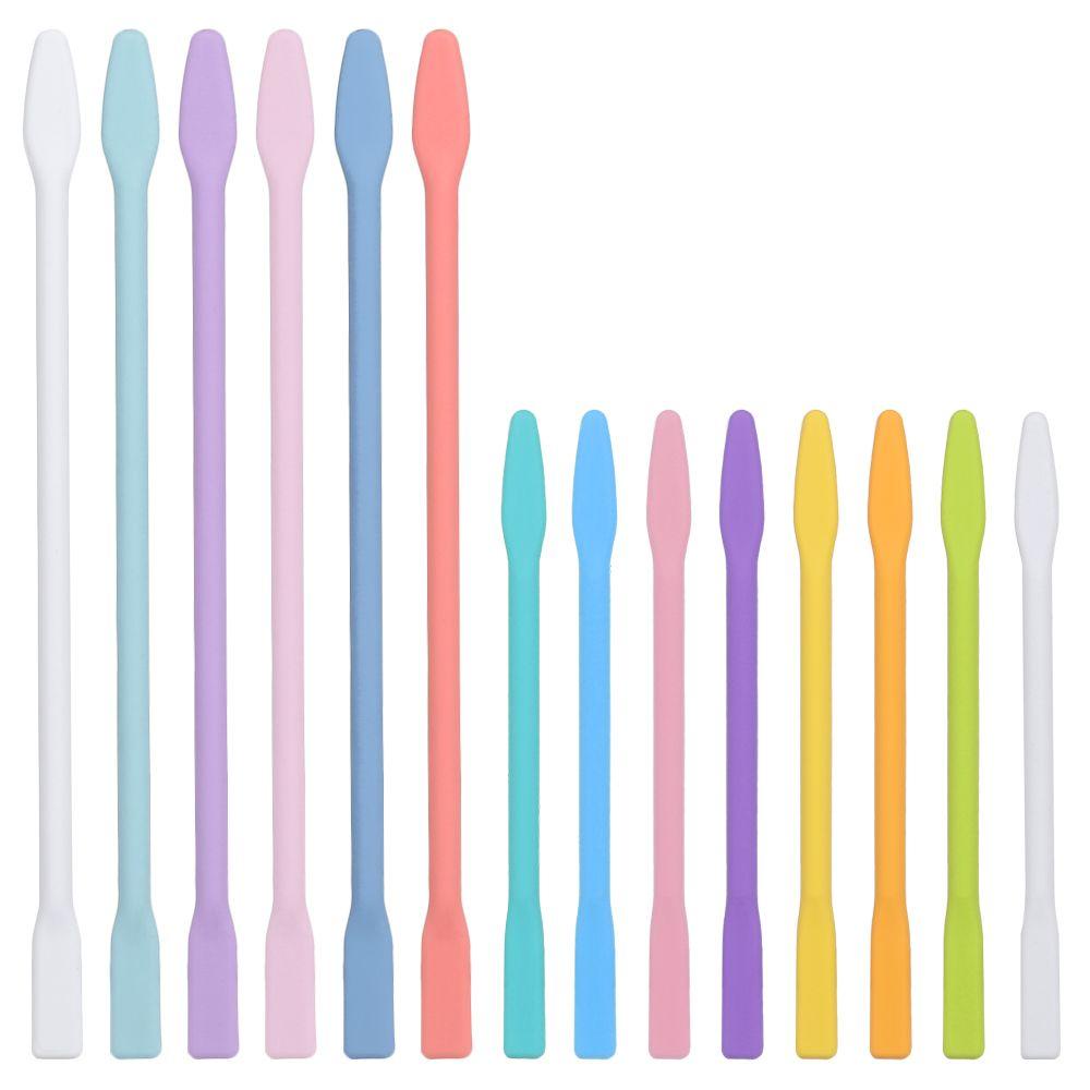 Solighter Silicone Stir Stick Craft Beads Beauty Stick Adjusting Rod Alat Kecantikan Cetakan Silikon Modulasi Warna