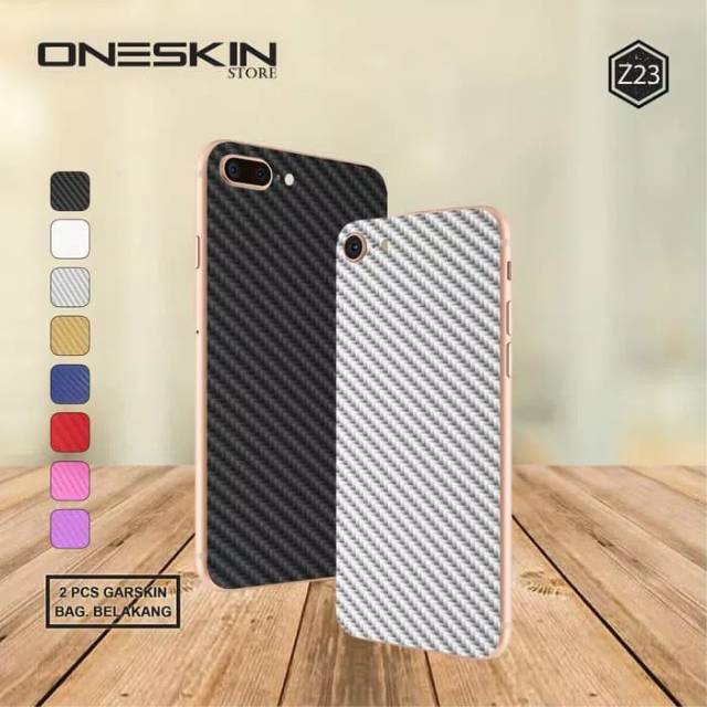 Skin Handphone-Sticker Handphone-Sticker Hp-2pc Karbon Bagian Belakang