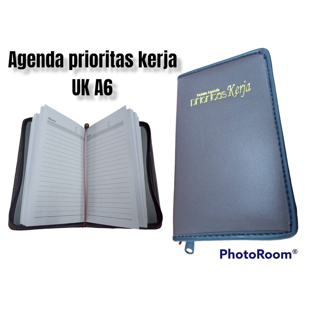

CS - Buku Agenda Deluxe Prioritas Kerja DENGAN Resleting UKURAN A6 (19,5 cm x 12 cm, Isi 190 Halaman)
