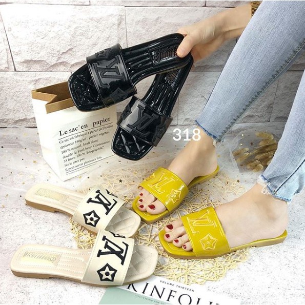 Sepatu wanita r318 import realpict sendal