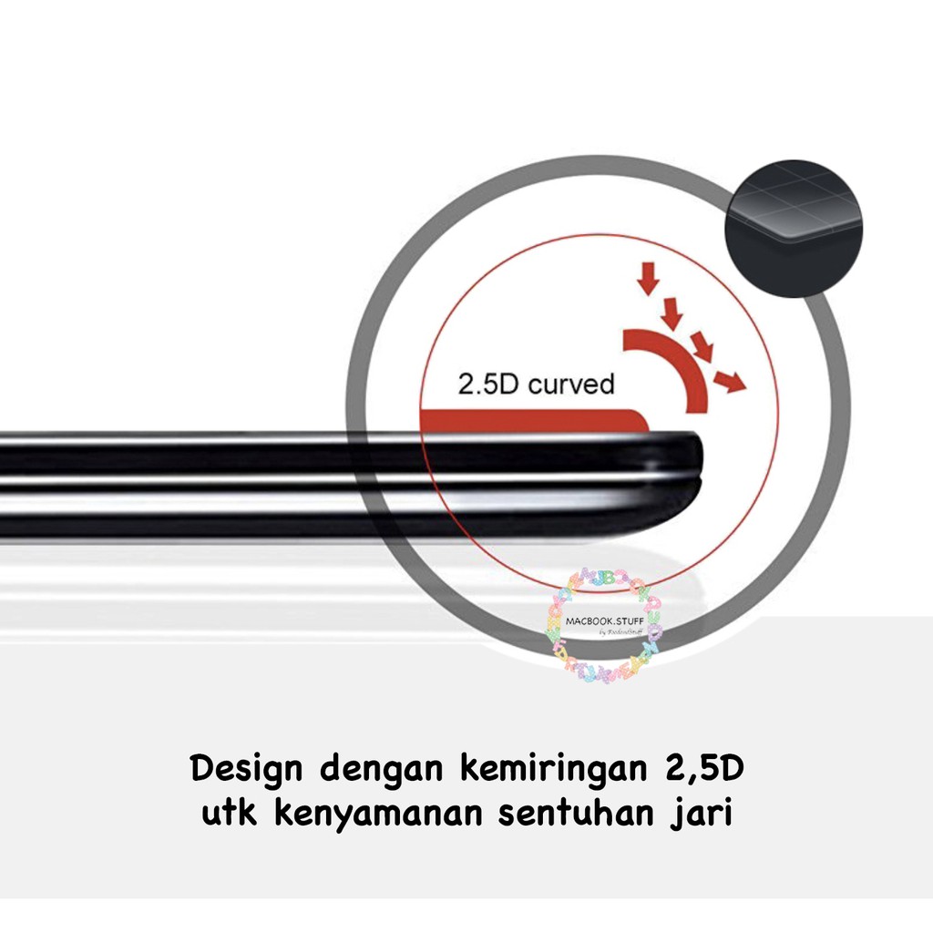 Tempered glass SP ANTI GORES KACA MACBOOK NEW AIR PRO RETINA 11 12 13 15 16 TOUCHBAR M1 2020 2021