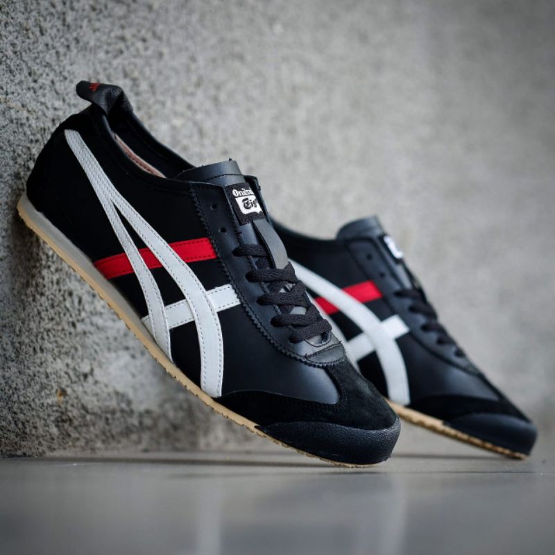 onitsuka tiger red black