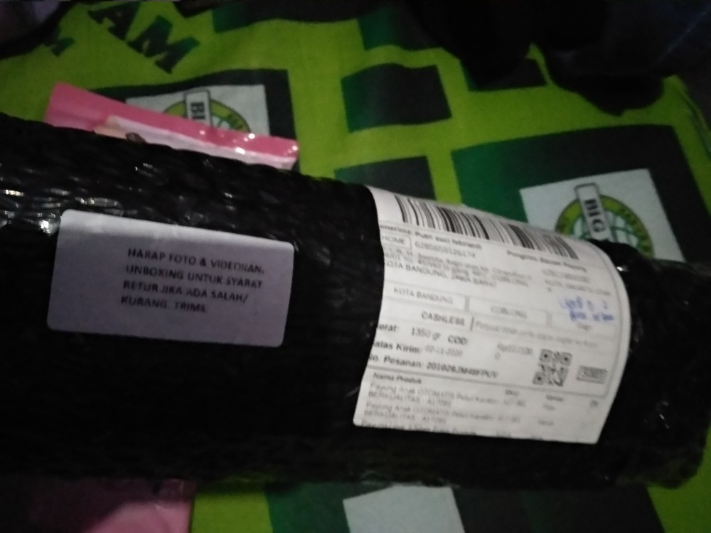 Payung Lipat 3 Silver Polos Promosi Warna Warni -l3018d