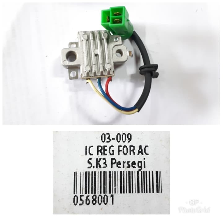 IC Regulator USI AC 03-009 S. K3 Segi 0568001 12V 14V