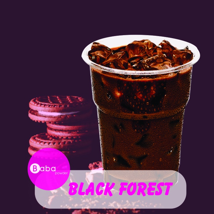 

Powder Minuman Bubuk Minuman Baba Powder Rasa Black Forest 1kg