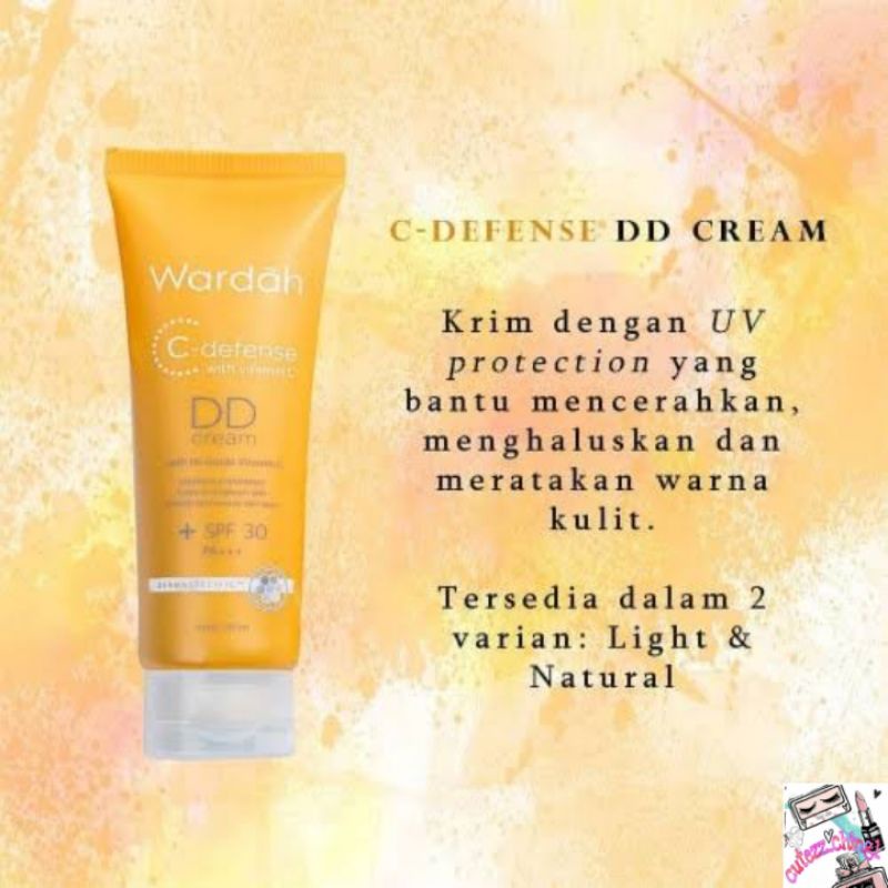 ☃Cutezz_Ching1☃Wardah C Defense DD Cream 20ml