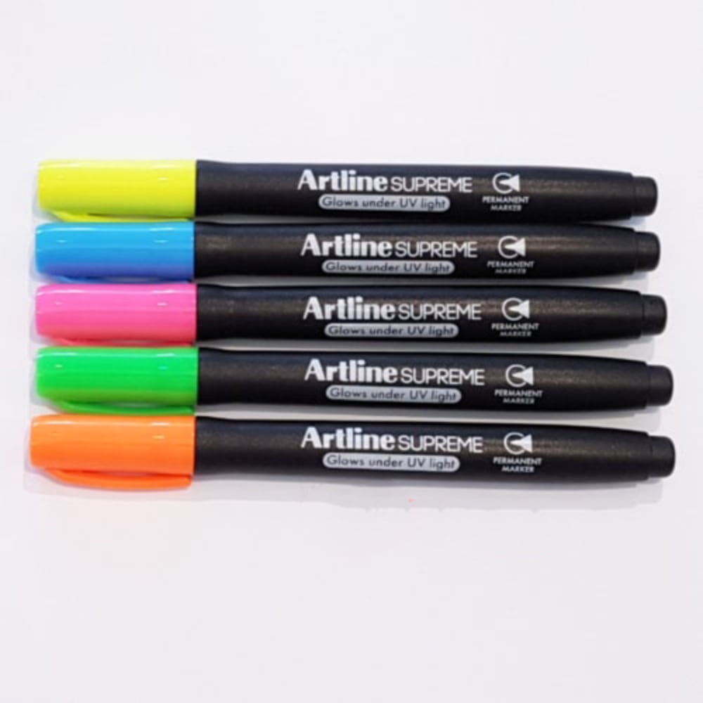 

Artline Supreme Glow glows under uv light glow EPF 700UV