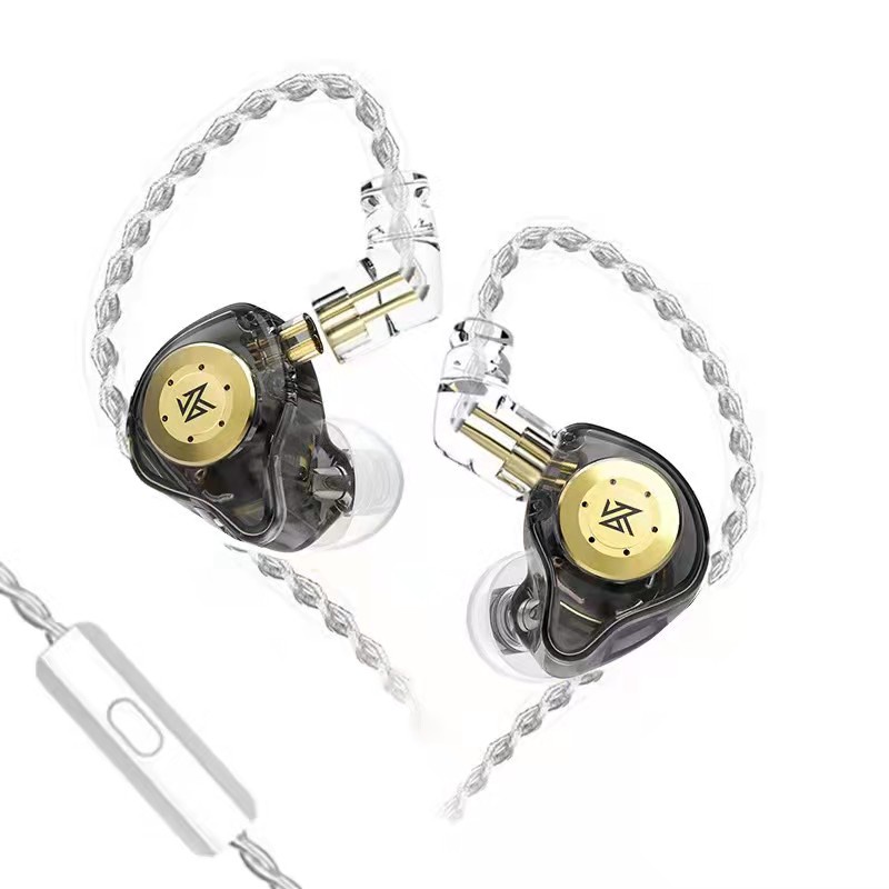 Knowledge Zenith KZ EDX Pro Basshead Earphone with Mic-Braid Silver Cable