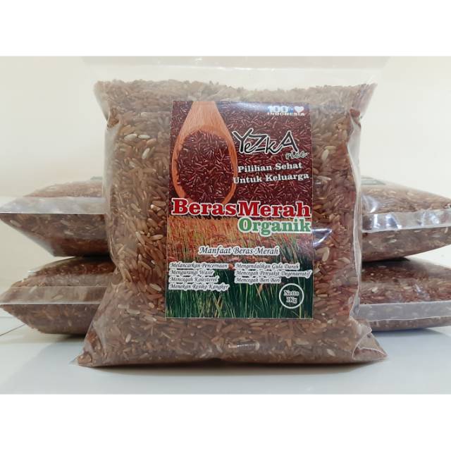 

Beras merah organik 1kg (Yezka rice)