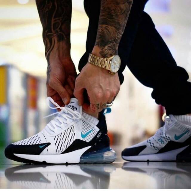 NIKE AIRMAX 270 WHITE BLACK. SEPATU BASKET MURAH. SEPATU LARI NIKE. NIKE MURAH. SEPATU OLAHRAGA