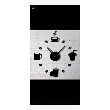 JAM DINDING JUMBO 150cm  JAM UNIK JAM DINDING 100% JUMBO JAM UNIK JAM DINDING 3D JAM DINDING TIDAK BERDETAK-MINI KOPI