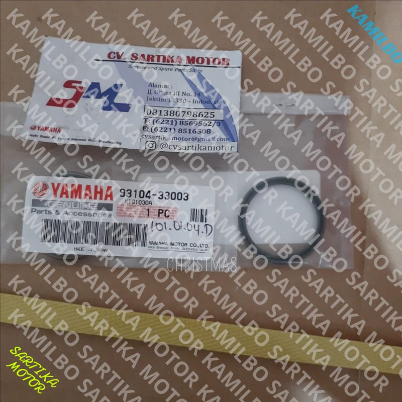 (100% Original ) Seal Pully CVT Nouvo Nouvo Z 93104-33003 Keren Gan