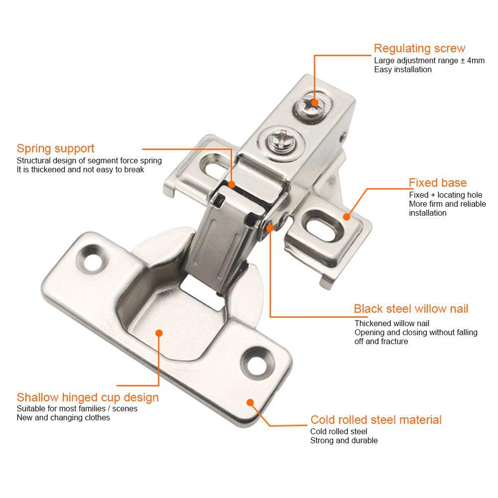 Engsel Pintu CHOOKYY Hardware Hidrolik 165derajat Perlengkapan Furniture