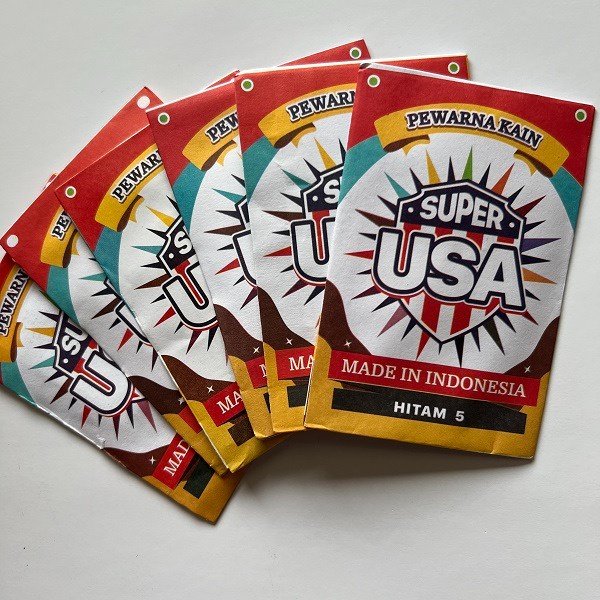 Wantex Super Pewarna Jeans Pakaian USA SURGA Tie Dye Baju Sumbo Sumba Kain Wantek Jumputan Ikat Celu