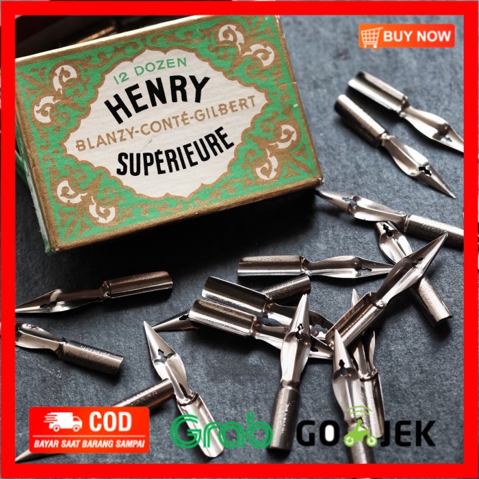 

(BISA COD) Vintage Calligraphy Nib Henry605