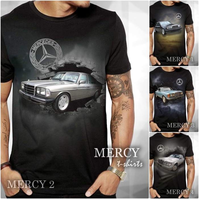 Kaos Mobil MERCY Baju Kaos Mobil MERCEDES BENZ Mercy Tiger Distro Kaos Klub Mobil Mercy Dewasa Anak 
