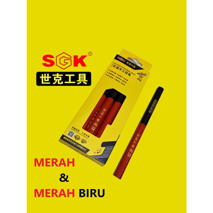 

Gilaa!!! Pensil Merah Dan Merah Biru Besar / Pensil Pola Merah Biru Besar Sale!!!